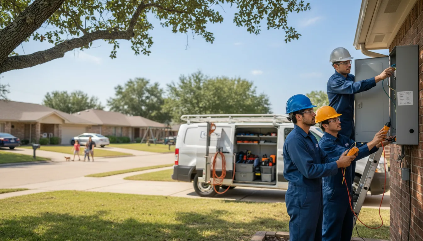 Certified electrician providing emergency electrical services in Brookville, IN